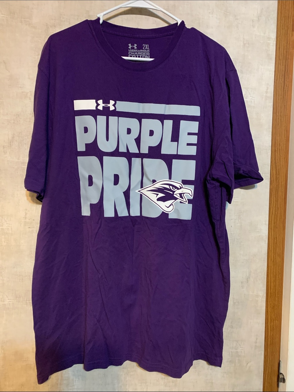Under Armour Men’s Purple Graphic 'Purple Pride' Tee size 2XL